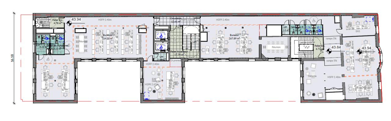 Bureau Paris 5189m² Location bureau Paris OLBUR2202094 9